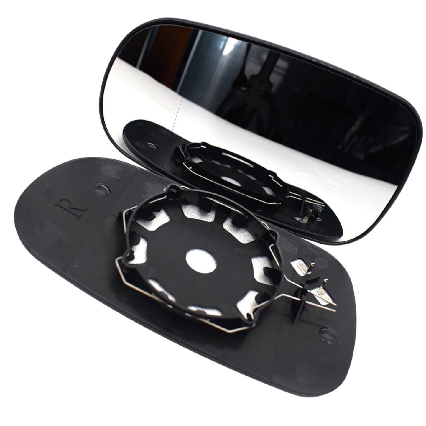 1 Pair Mirror Glass with Heated Left + Right Suitable for Saab 9-5 9-3 93 03-On-4