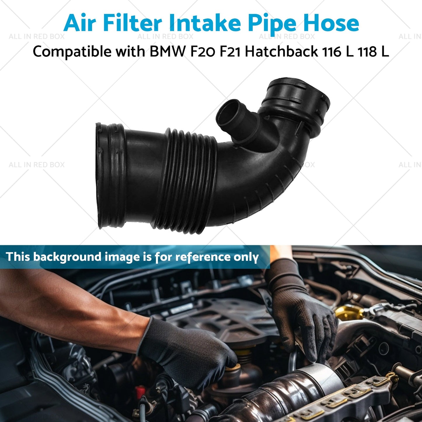 Air Filter Intake Pipe Hose Suitable for BMW F20 F21 Hatchback 10-15 118L 116L-4
