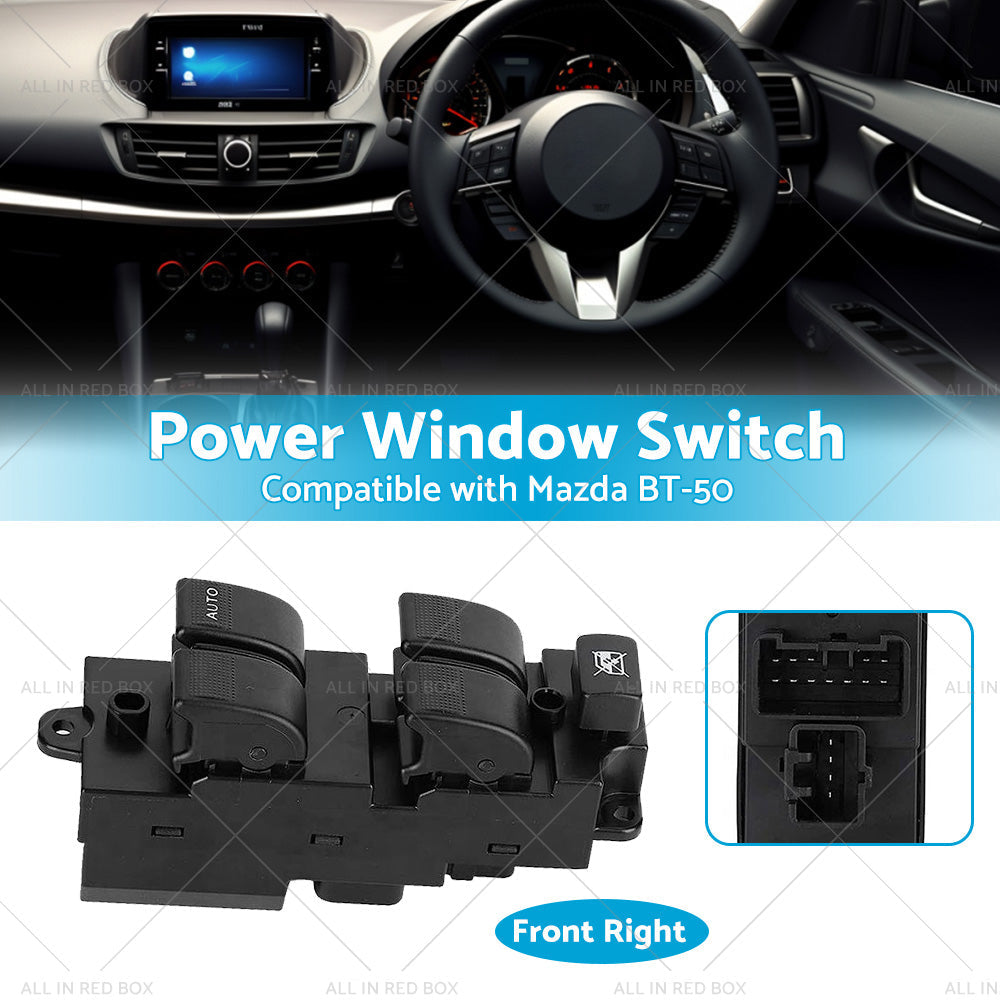 Power Window Master Switch Suitable for Mazda BT-50 4 Door 2012-2016 UB9D66350-2