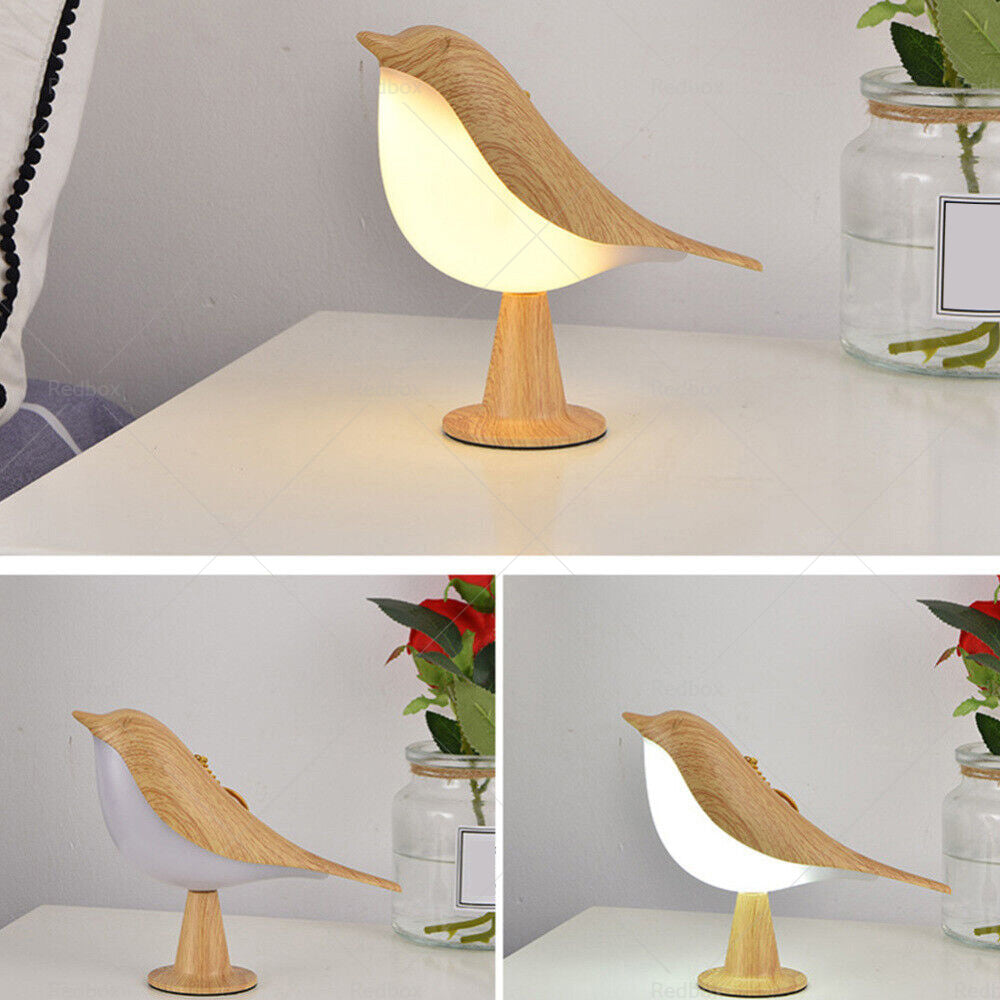 Modern Magpie Bird LED Table Desk Lamp Bedside Touch Reading Night Light Bedroom-4