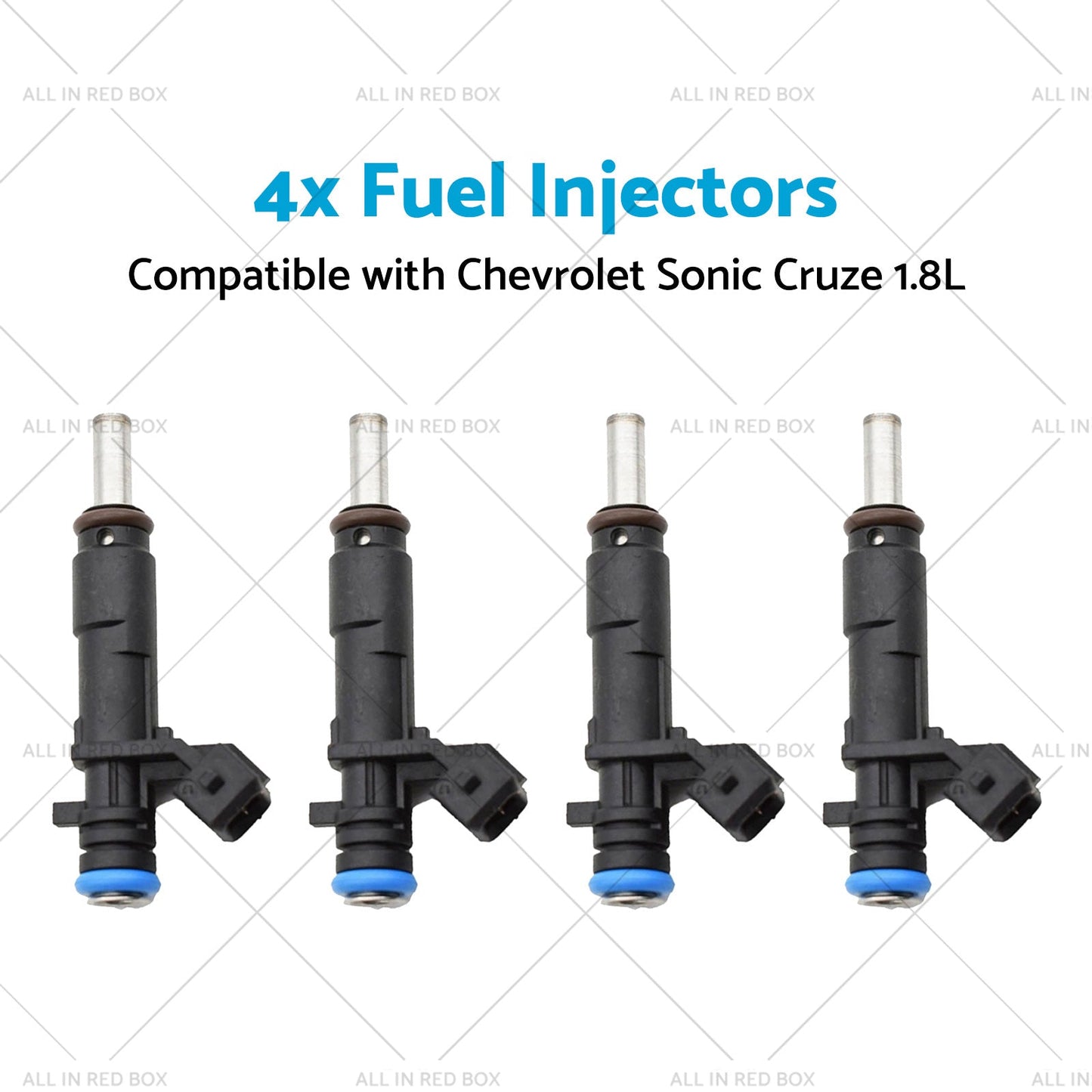 55570284 2173433 4x Fuel Injectors Suitable for Chevrolet Sonic Cruze 1. 8L 11-16-3