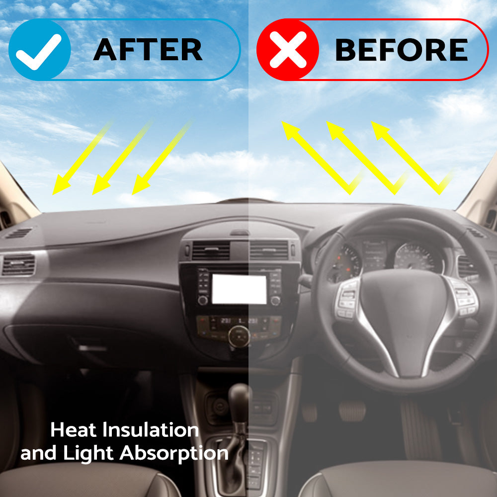 Non-Slip Dash Mat Suitable For Nissan Pulsar B17 C12 2013-2016 Dashboard Cover-4