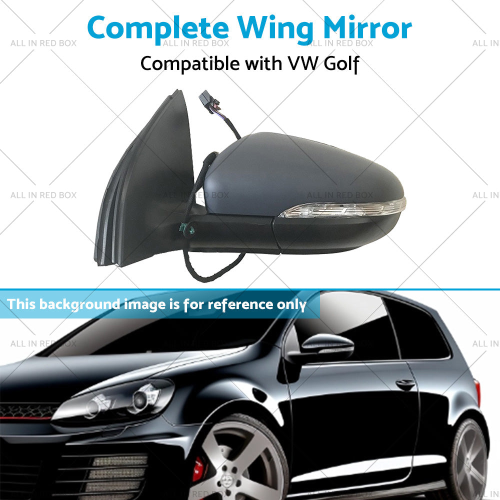 NEW LH Door Mirror Suitable for VW Golf MK6 2009-2012 Left Passenger Side-4