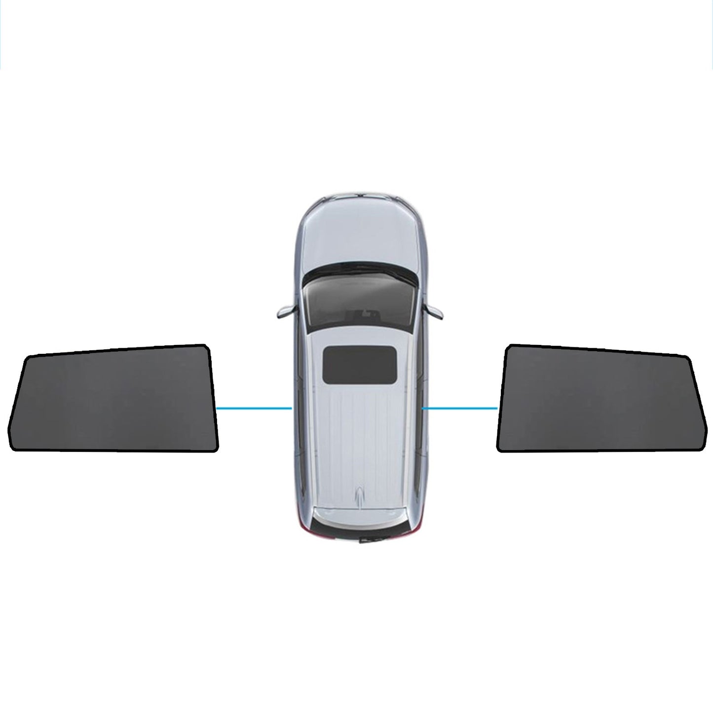 Magnetic Mesh Sun Blind Shades Suitable for Audi Q7 4LB 06-15 On Front/Rear-3