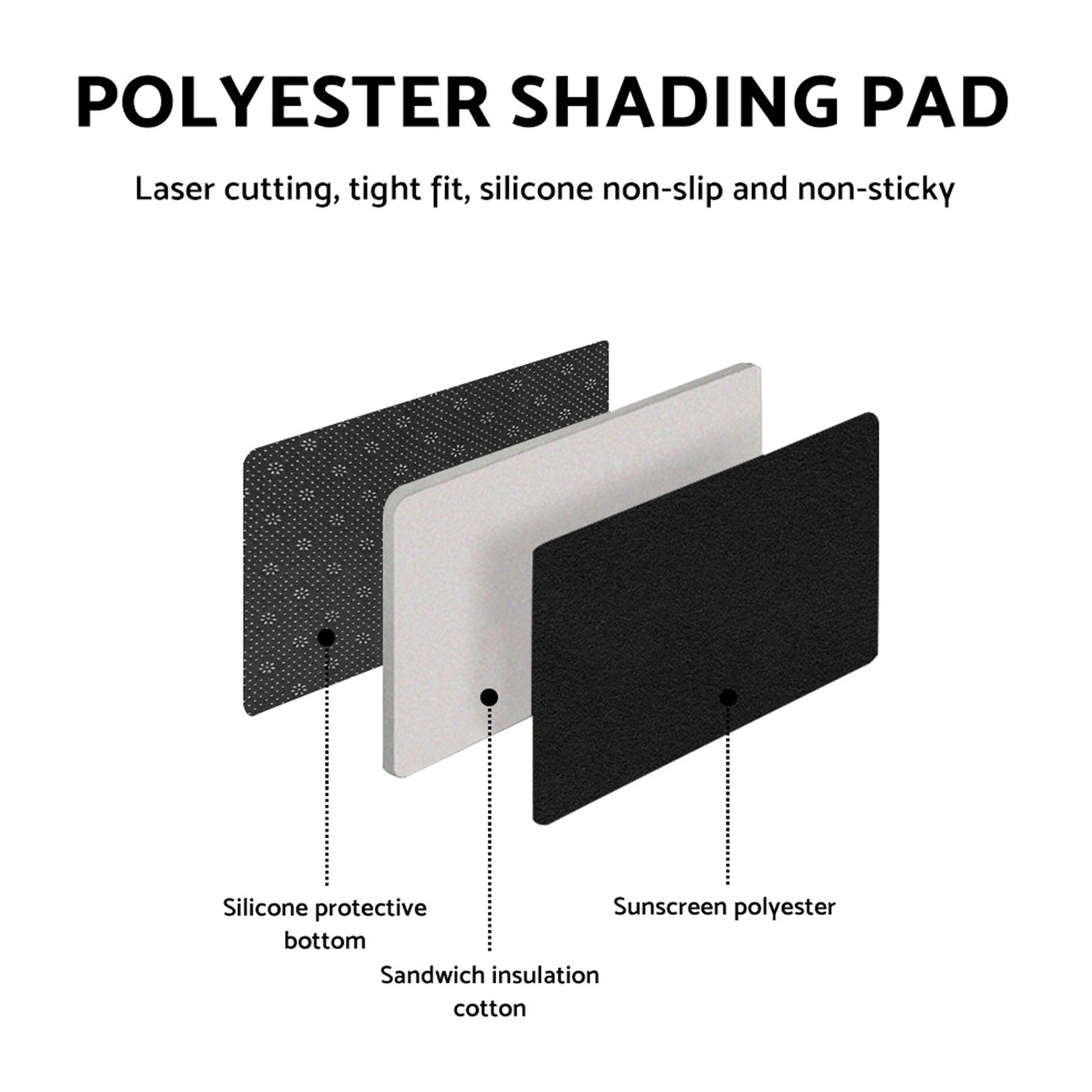 Instrument Panel Cover Dashboard Cover Suitable for Mazda 6 2003-2008 Polyester-4