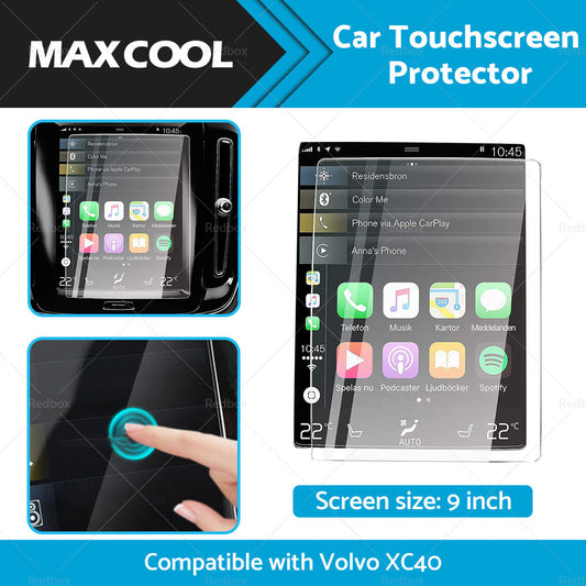 Touchscreen Protector Car Tempered Glass Film 9inch Suitable For Volvo XC40 18-22-1