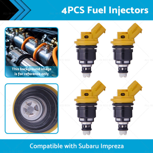 4PCS Fuel Injectors 16600-AA170 Suitable For Subaru Impreza WRX STI 2. 5 05-11-1