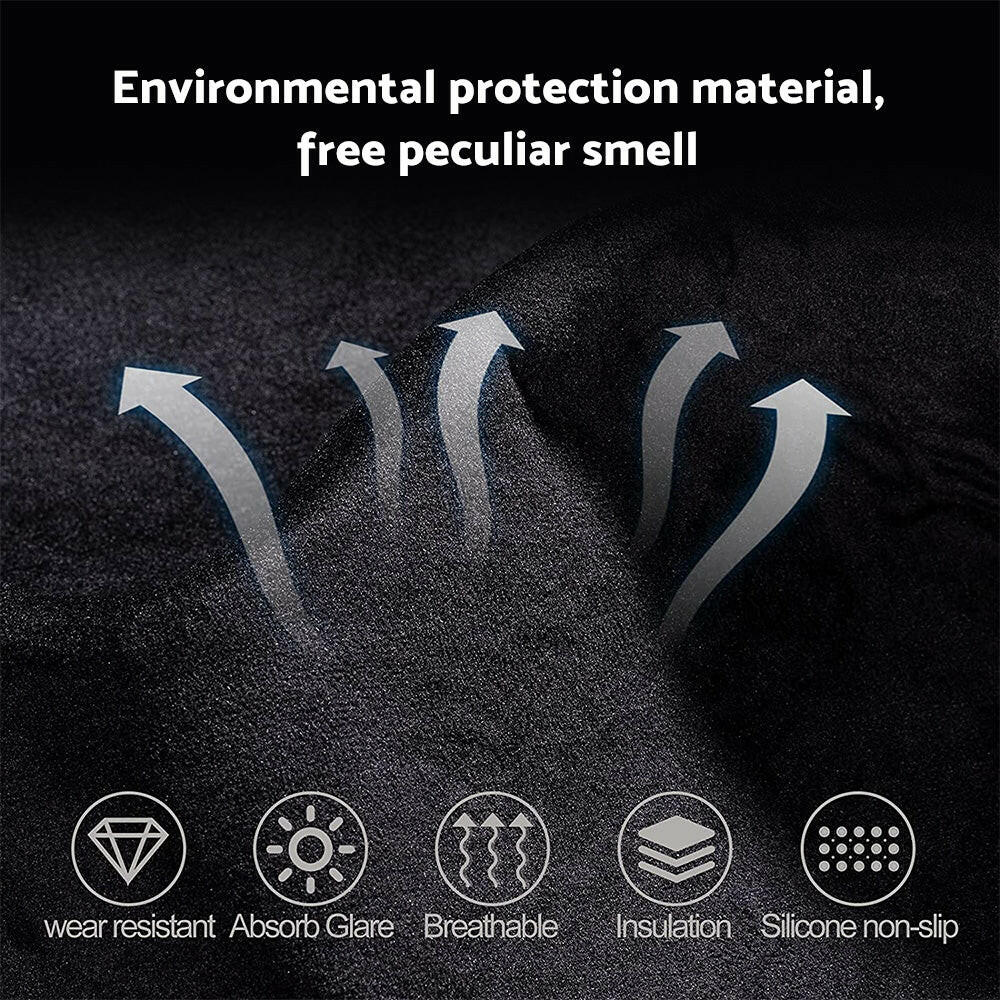 Dash Mat Black Non-Slip Dashboard Cover Suitable For Subaru Liberty Sedan 2003-2009-4