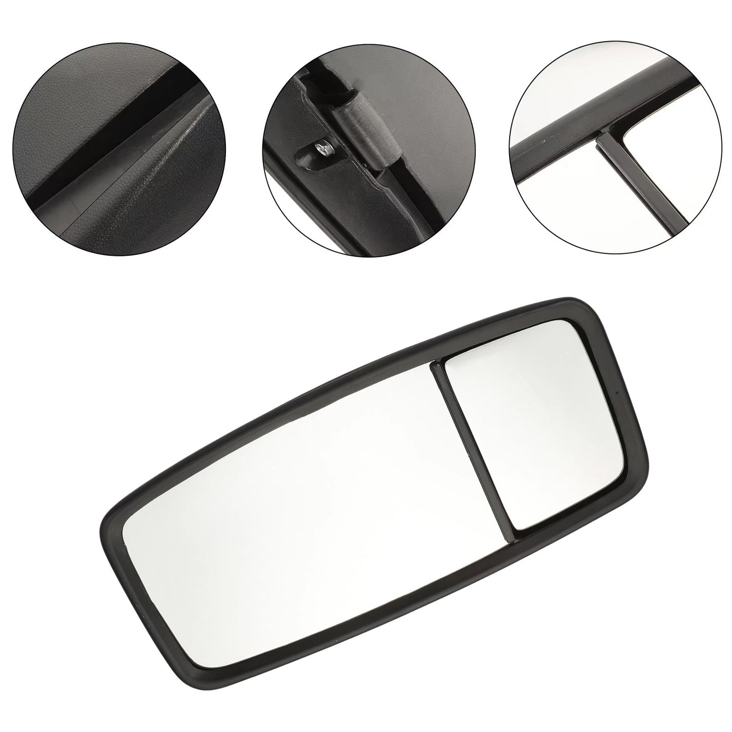 1 Pair Side Mirror Left + Right Suitable for Isuzu N-Series Flat With Spotter-4