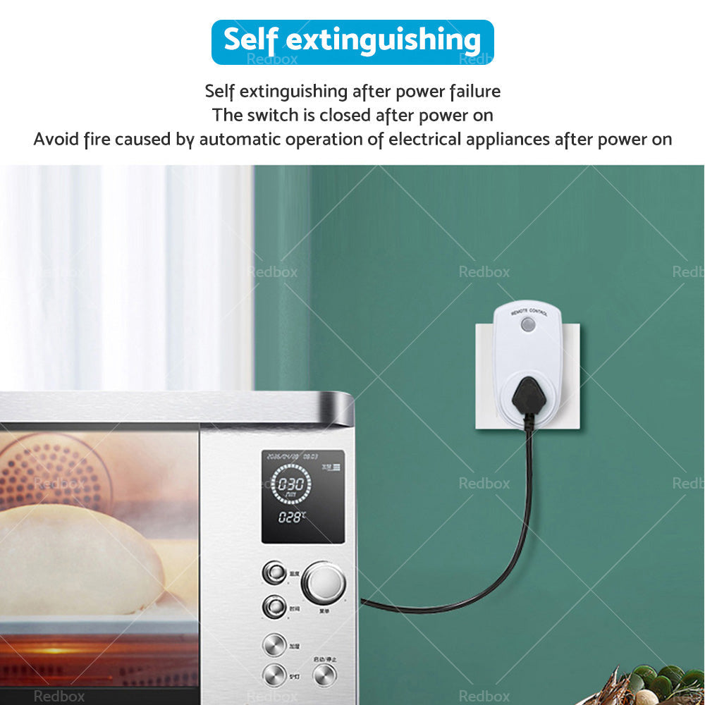 1/3/5 Pack Home Wireless Power Switch Mains Sockets & Remote Controllers AU Plug-2