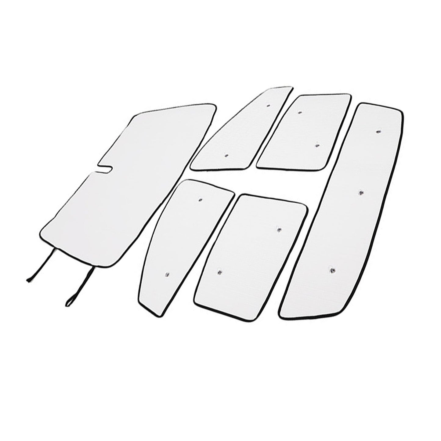 6x Car Sunshade Window Sun Shade Windscreen Visor Suitable For Ford Ranger 2015-2024-2