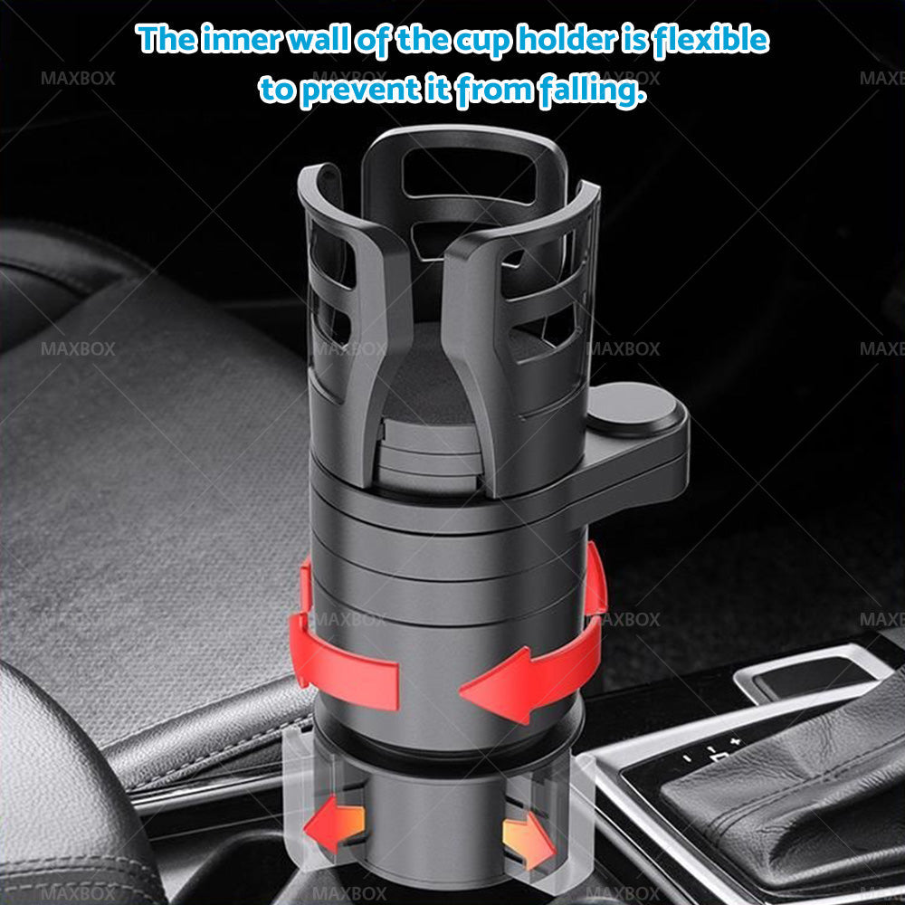 4in1 Adjustable Cup Holder Expander Adapter Base Tray Car Drink Bottle Holder-3