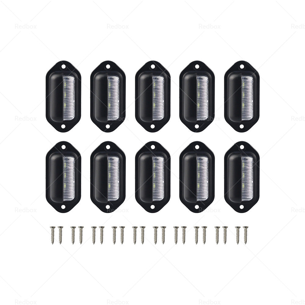 6LED License Number Plate Light Lamp Suitable For Truck SUV Trailer Lorry 12 24V-2
