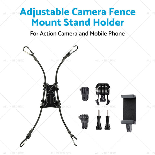 Adjustable Camera Fence Mount Stand Holder For Action Camera and Mobile Phone-1