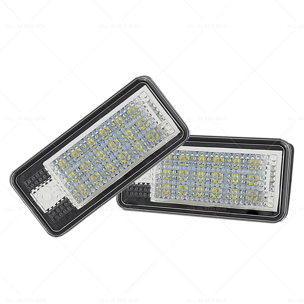 Suitable For Audi A3 A4 S4 B6 B7 LED License Number Plate Light Error Free Units-2