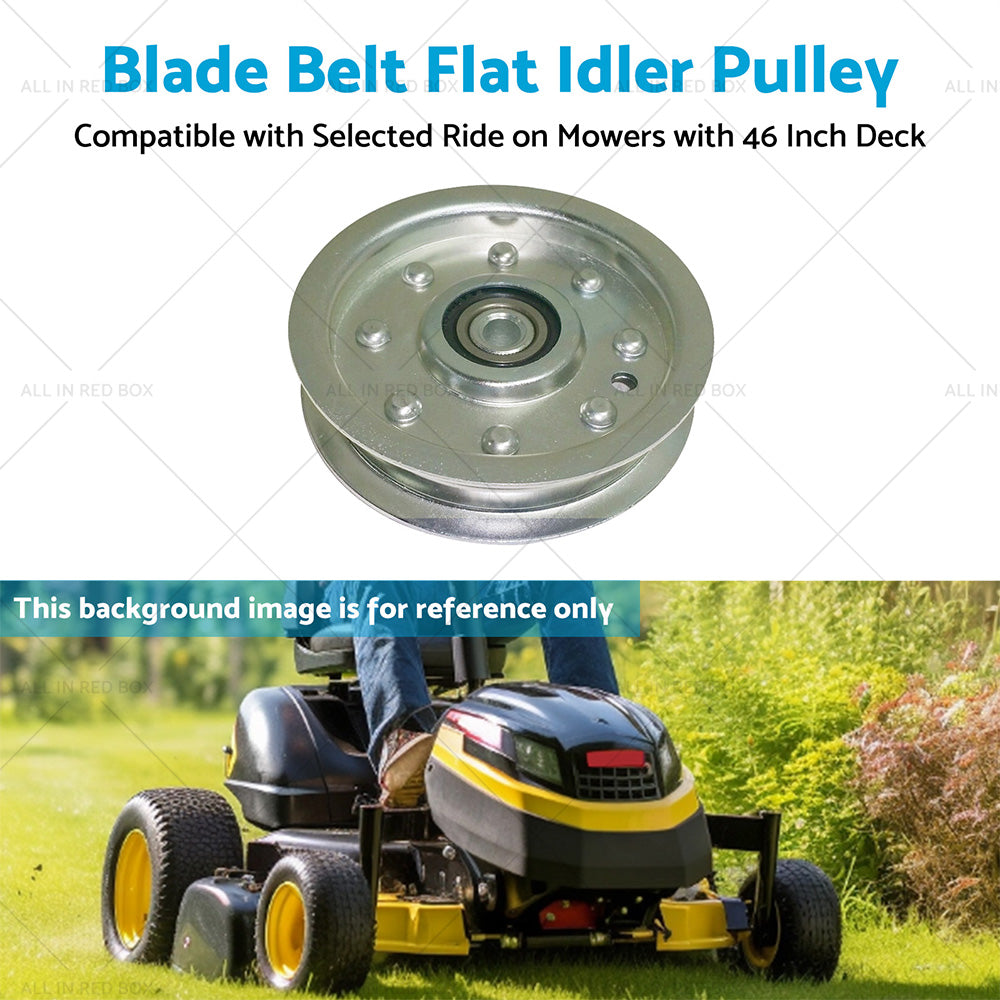Blade Belt Flat Idler Pulley Suitable for MTD Cub Cadet Ride on Mowers 756-0627-2