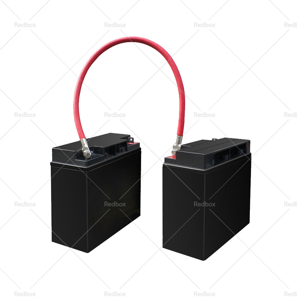 50cm 12V Battery joiner Connector Lead DC Wire 100 Amp Cable and lugs Red and Black-4