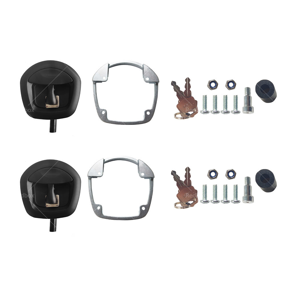 2pcs Whale Tail T Handle Lock Latch Compression Lock Ute Canopy Trailer Toolbox-2