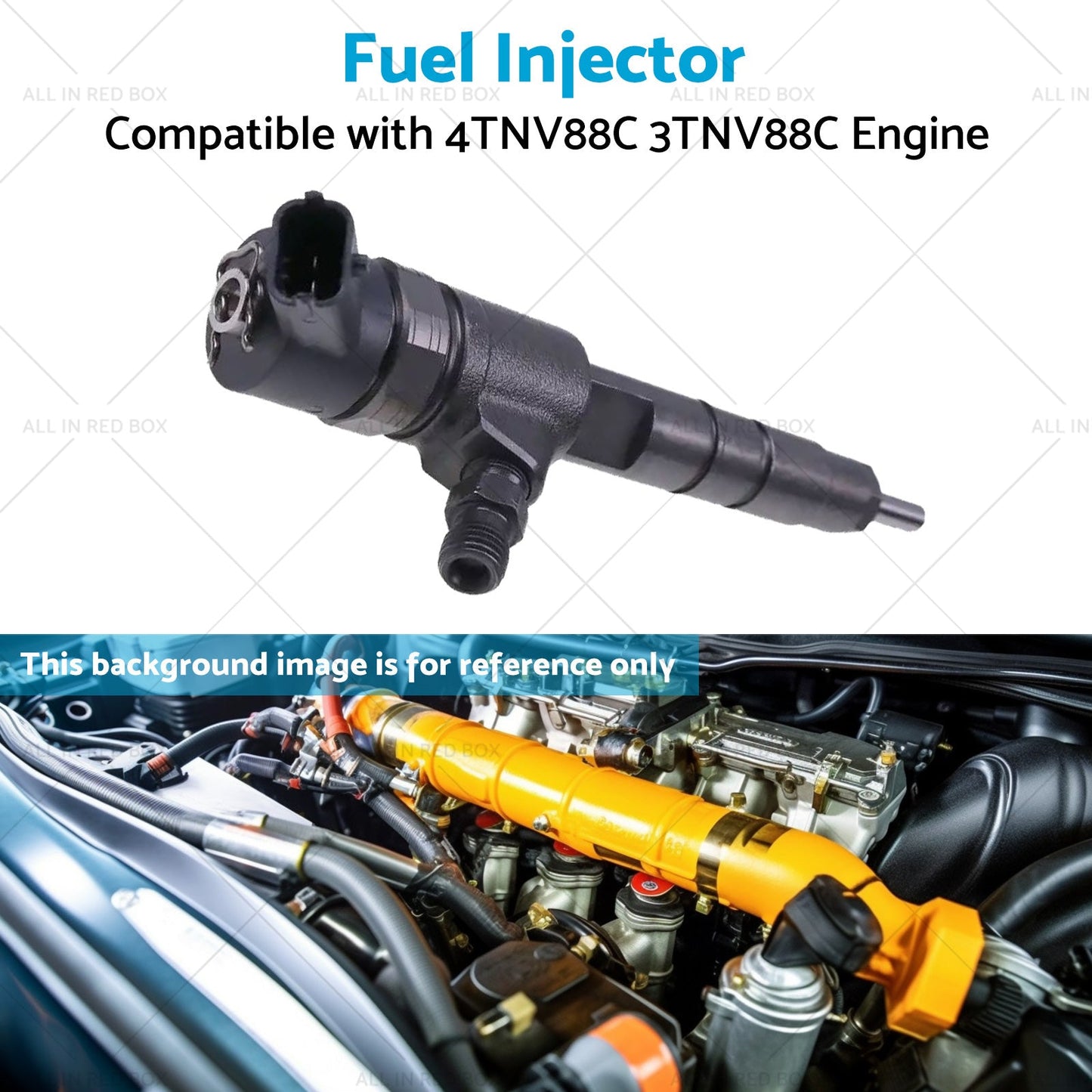 Fuel Injector Suitable for 4TNV88C 3TNV88C Engine 129A00-53100 0445110463-4