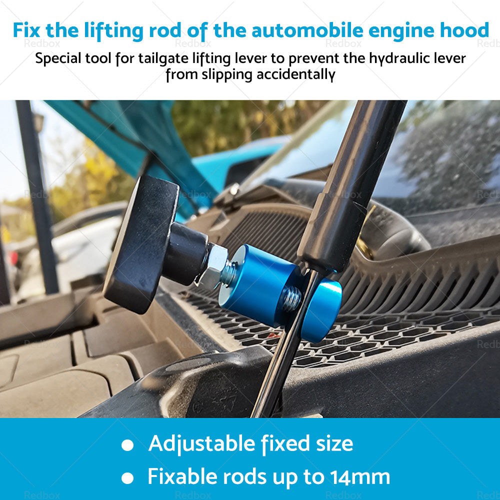 2X Car Auto Hood Lift Rod Support Clamp Shock Prop Strut Stopper Retainer Tool-4