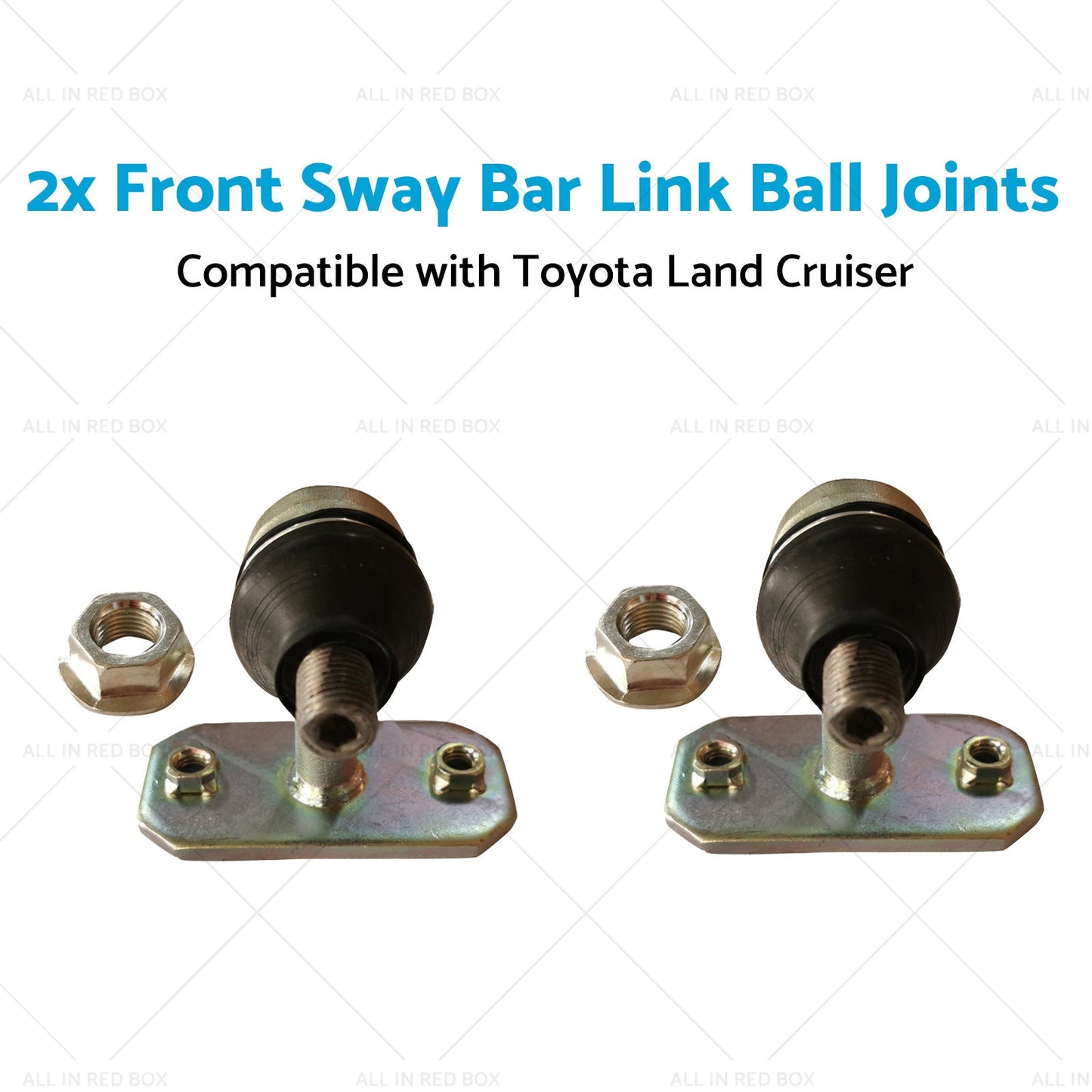 2x Front Sway Bar Link Ball Joints Suitable for Land Cruiser 98-07 48802-60050-3