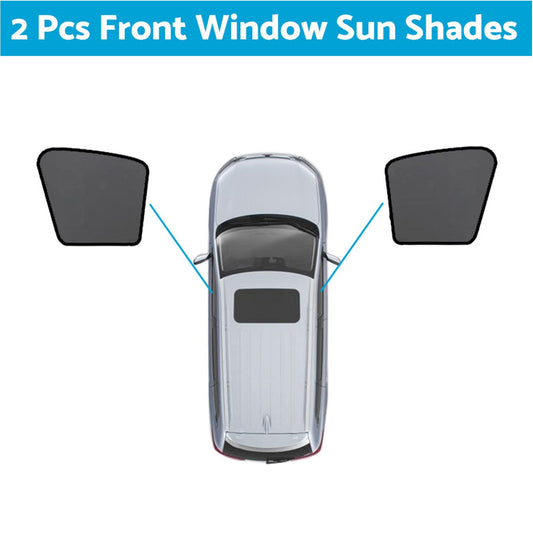Magnetic Mesh Sun Blind Shades Suitable for Audi Q5 8R 2009–2016 On Front Rear-1