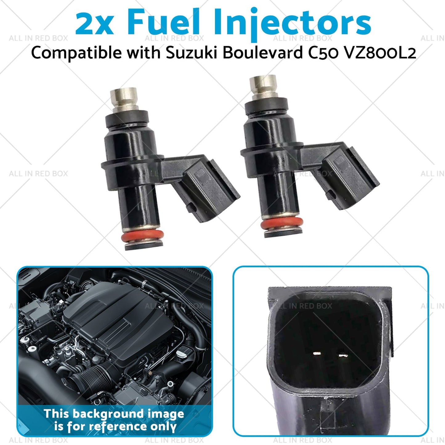 2x Fuel Injectors Suitable for Suzuki Boulevard C50 VZ800L2 2012 15710-26GA0-3