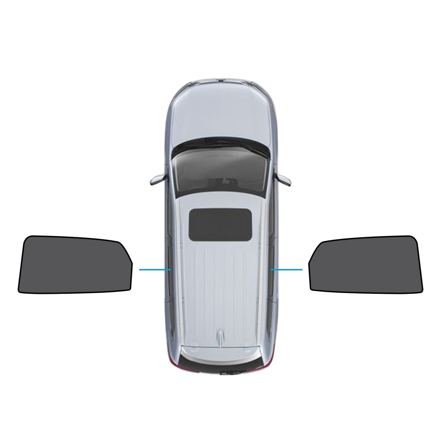 Window Magnetic Mesh Sunshades Suitable for Kia Sportage 21-24 UVA Protection-1