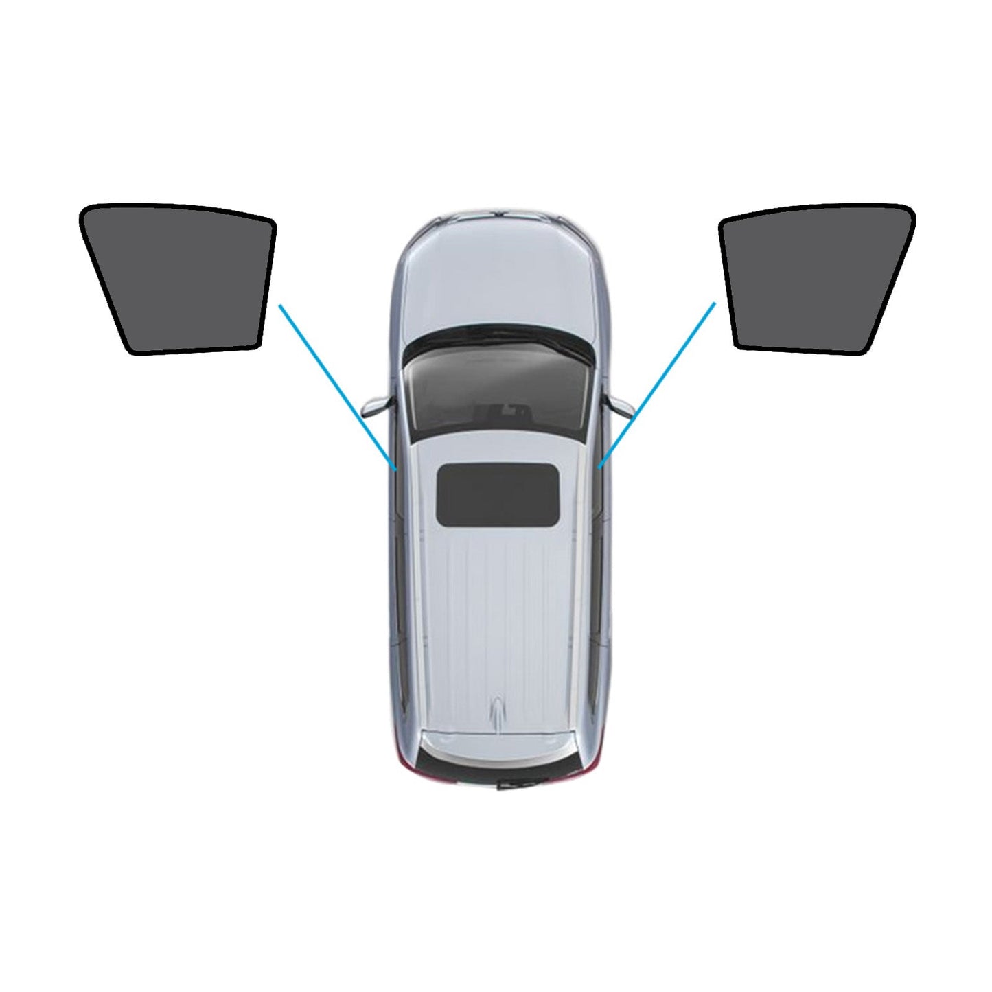 Magnetic Mesh Sun Blind Shades Suitable for Audi A4 Wagon B9 2016+On Front/Rear-2