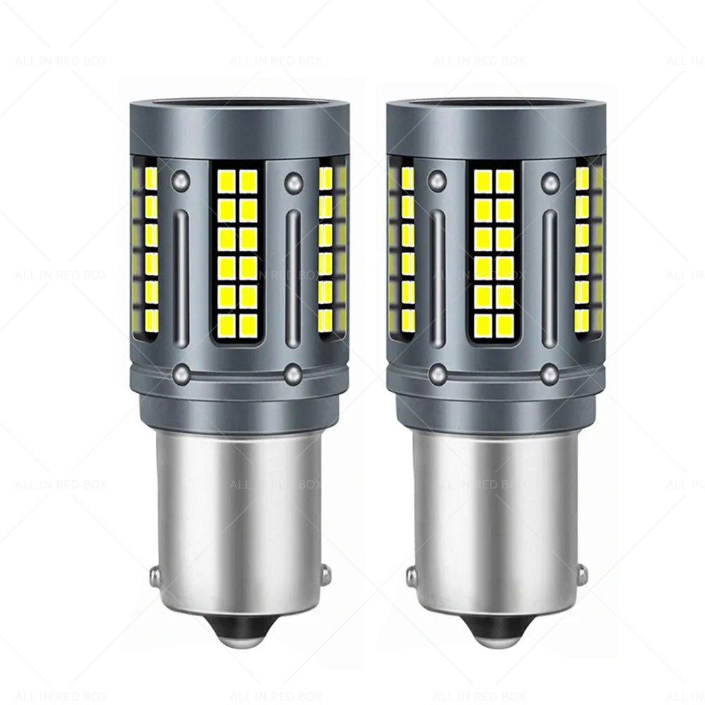 LED White Rear Reverse Bulbs BA15s Suitable For Holden Commodore VT VX VY VZ VE-2