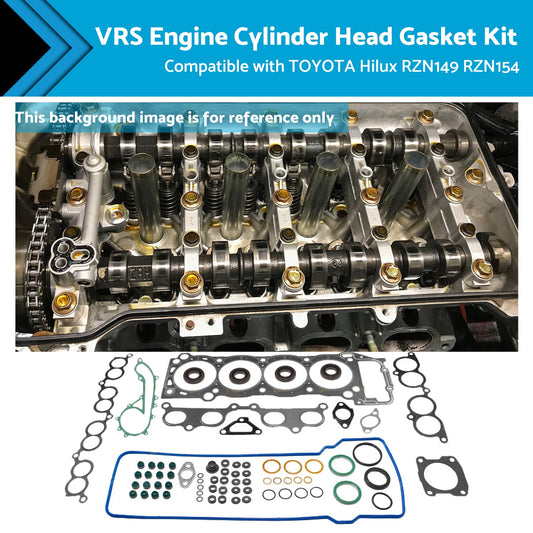 VRS Cylinder Head Gasket Set Kit Suitable for Hilux RZN149 RZN154 97-05 3RZ-FE-1