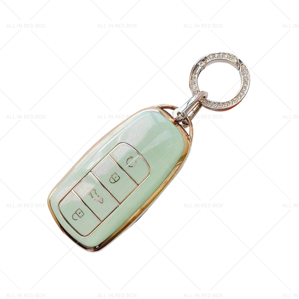TPU Car Remote Key Fob Case Cover Suitable For Chery Omoda 5 Green-4