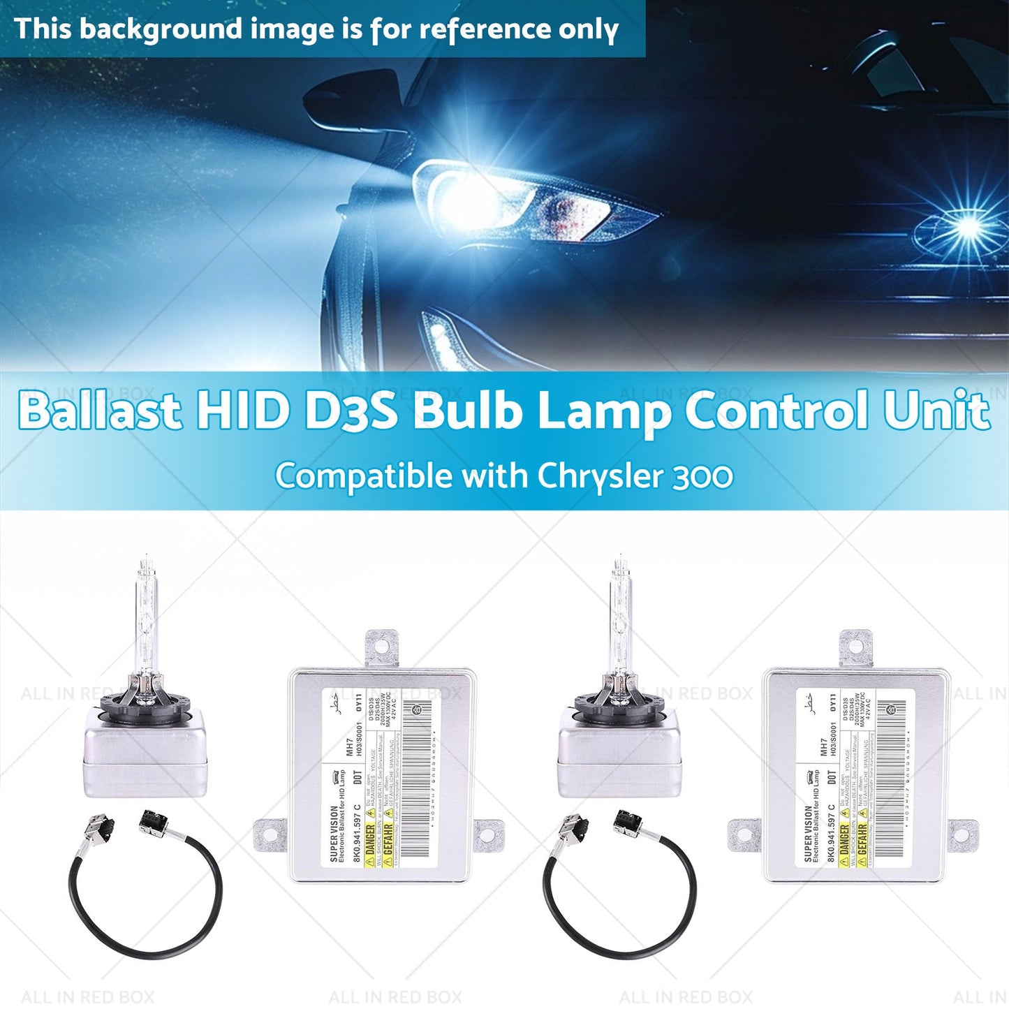 68170821AA Ballast HID D3S Bulb Lamp Control Unit Suitablefor Chrysler 300 11-21-2