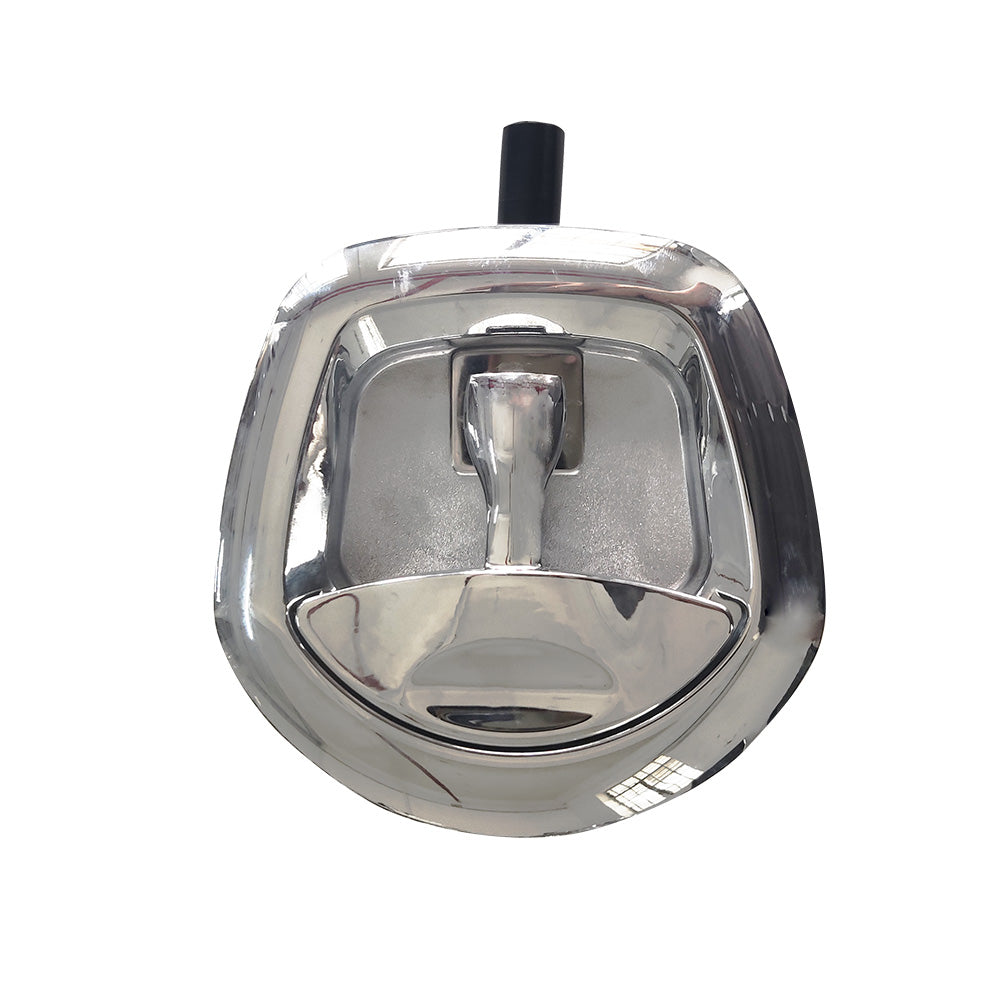 Chrome Power Operated Whale Tail T Handle 12V Folding Lock Suitable For Trailer Canopy-1