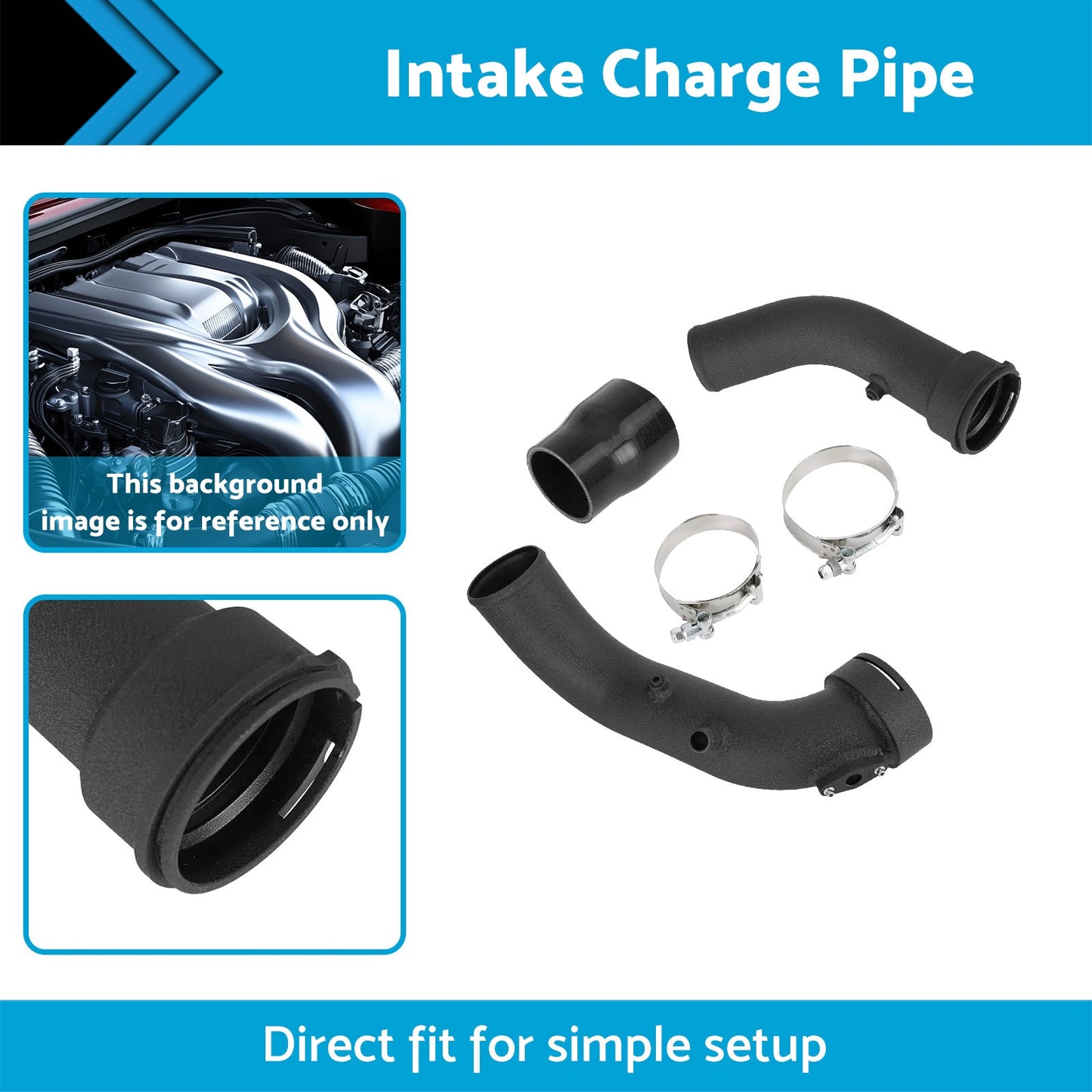 Intake Charge Pipe Suitable For BMW M2 M235i 335i 435i N55 F20 F30 RWD 2012-2016-2