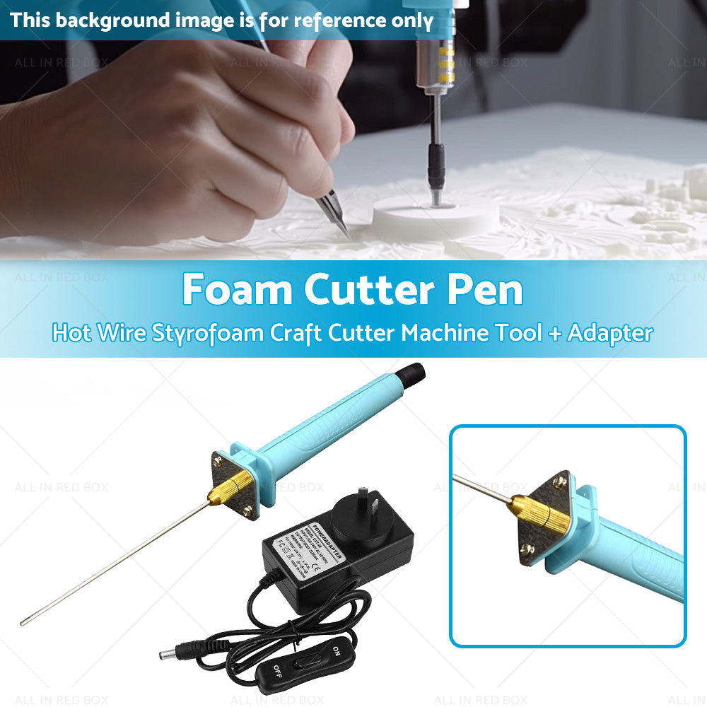 Foam Cutting Pen Hot Wire Styrofoam Craft Cutter Machine Tool Adapter AU-1