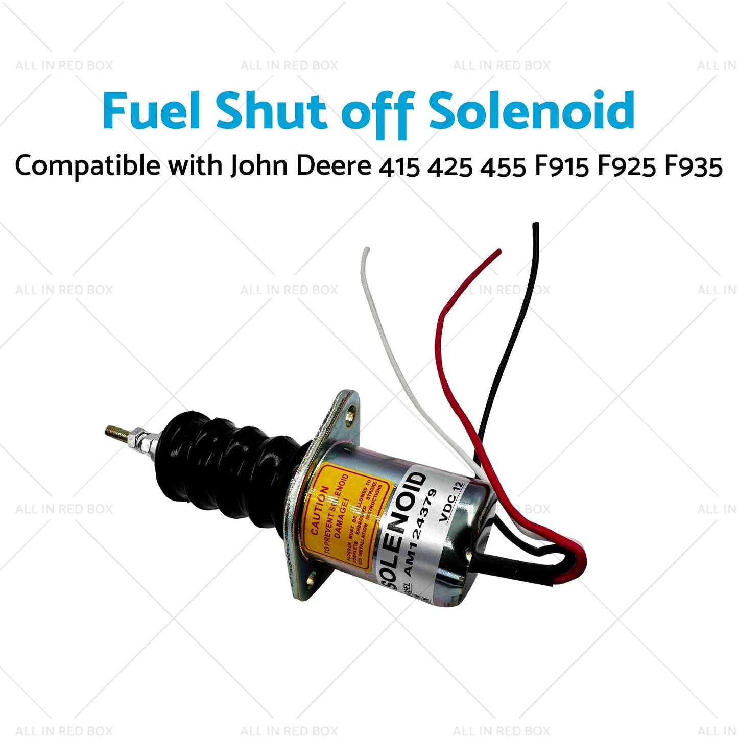Fuel Shut off Solenoid Suitable for John Deere F915 F925 F935 415 425 455-4