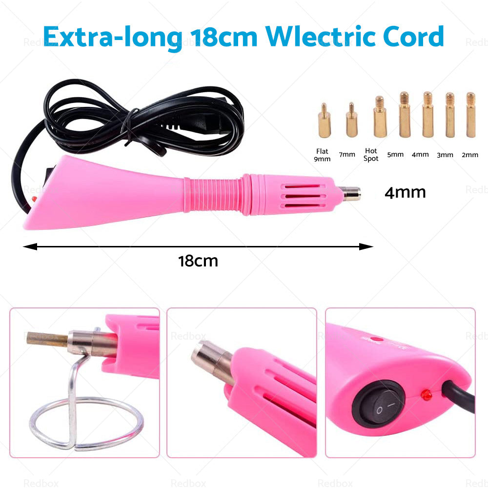 Applicator Wand Heat Gun for Hot fix Hotfix Rhinestone Crystal Tool AU plug-2
