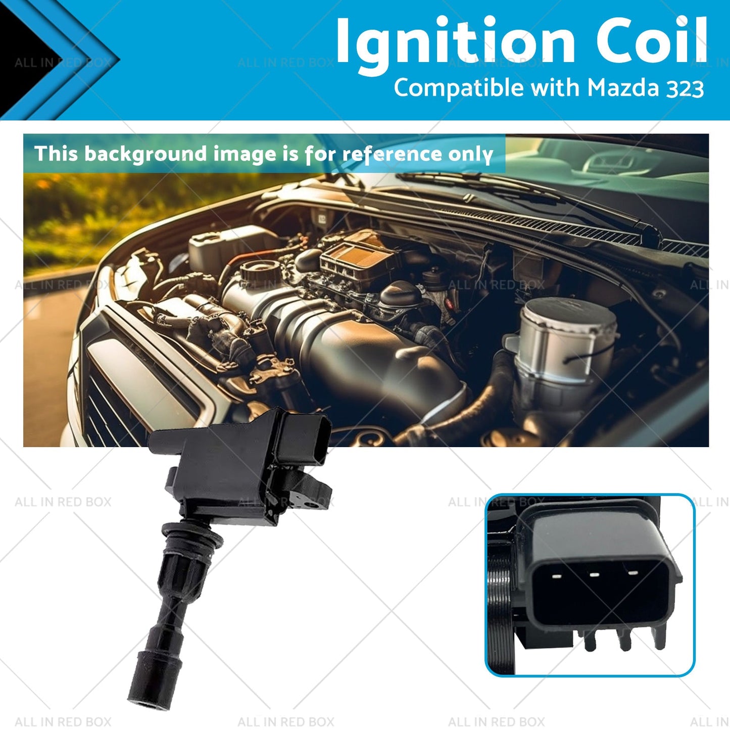 ZL01-18100-A Ignition Coil Suitable for Mazda 323 1. 5L 1. 6L 98-03-0