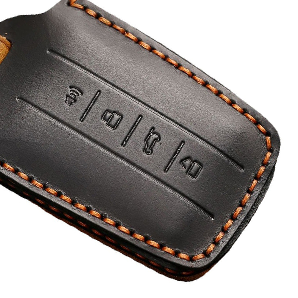 Leather Remote Car Key Case Fob Cover Suitable For Great Wall GWM Wey Tank 300-3