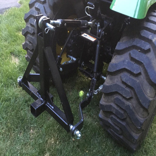 Heavy Duty 3point 2 Receiver Trailer Hitch Cat. 1 Tractor Tow Hook Drawbar-1