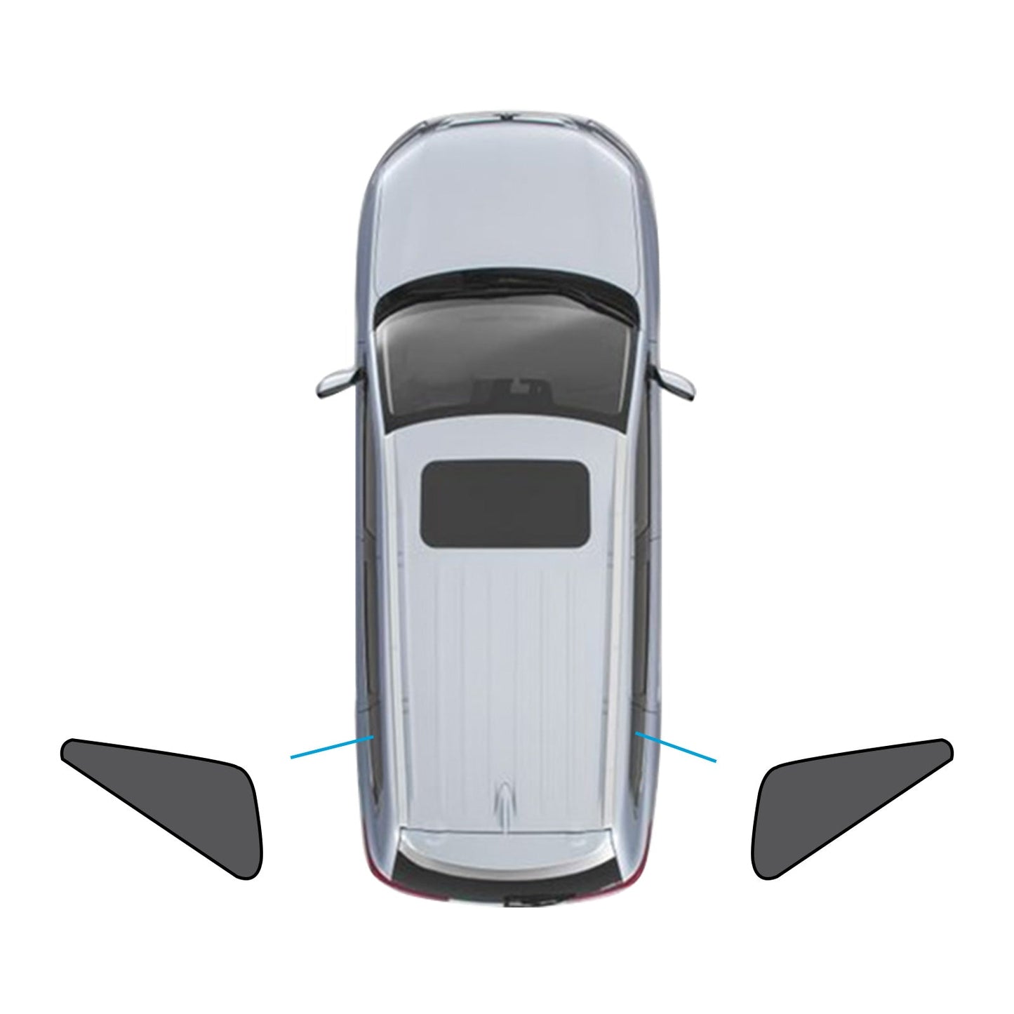 Car Window Magnetic Mesh Sun Blind Shades Suitable for Lexus NX Series 14-21-5