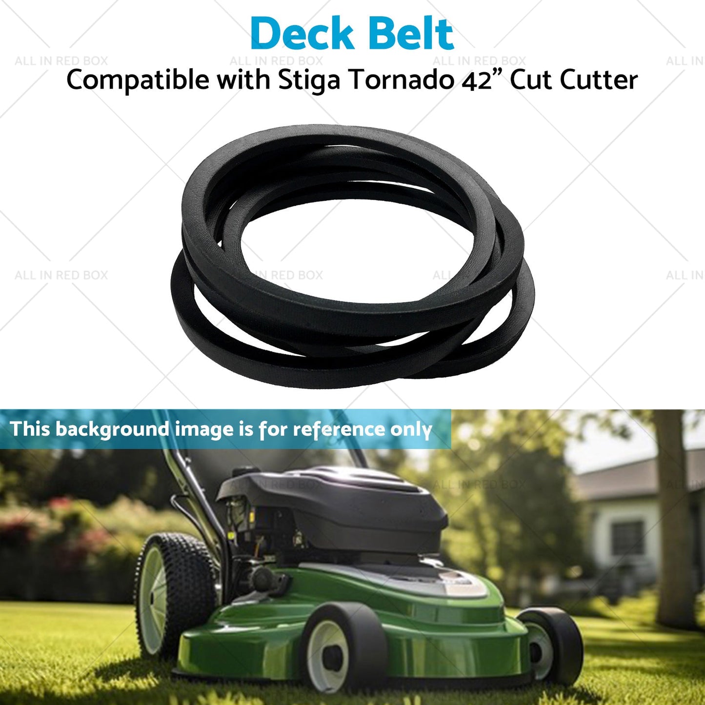 Deck Belt Suitable for Stiga Tornado 42inch Cut Cutter 135061506-0 135062028-0-3