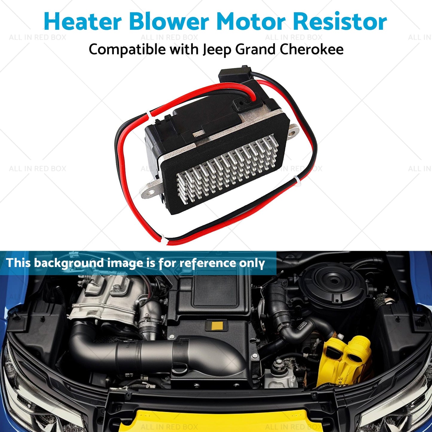 Heater Blower Motor Resistor Suitable for 5012699AA Jeep Grand Cherokee 99-04-4