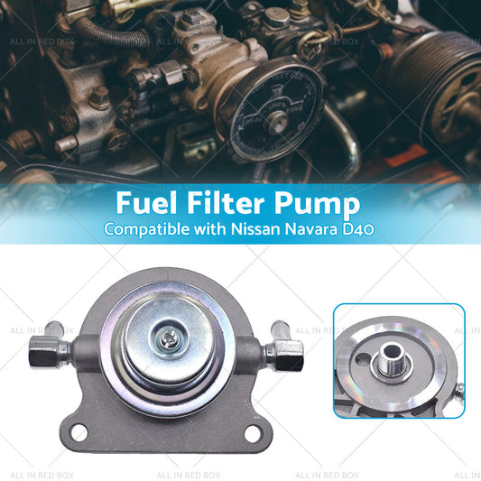 Diesel Fuel Filter Primer Pump 10mm Suitable For Nissan Navara D40 2. 5L 2006-on-1