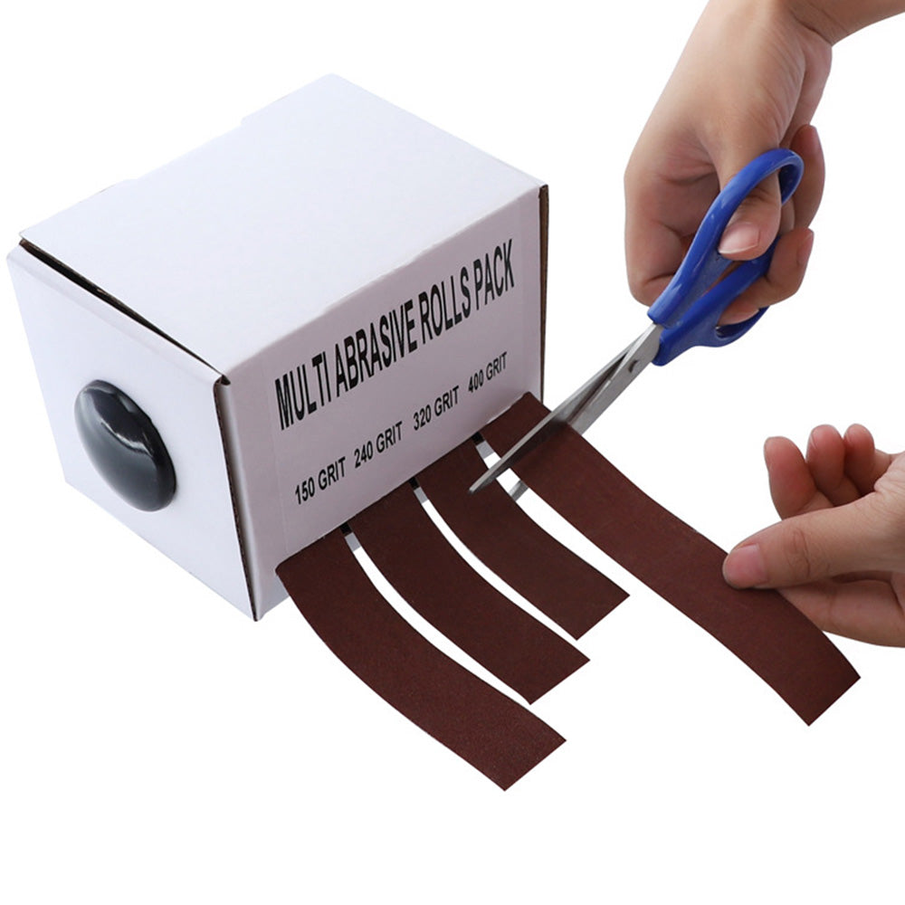 150 240 320 400 Grit Emery Tape Cloth Abrasive Grinding Sanding Paper-2