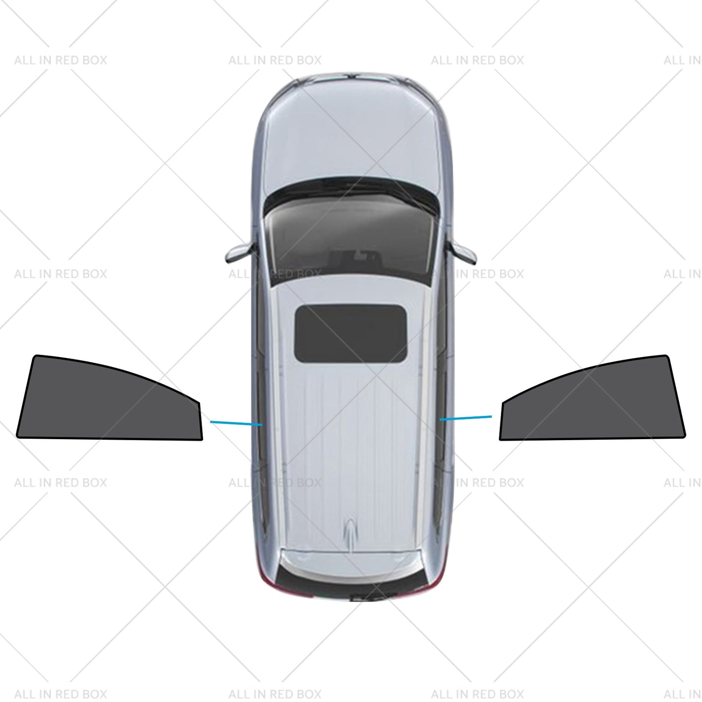 2x Car WindowShades Suitable for Mazda 6 Liftback 2nd Gen GH 07-12 UV Protection-6