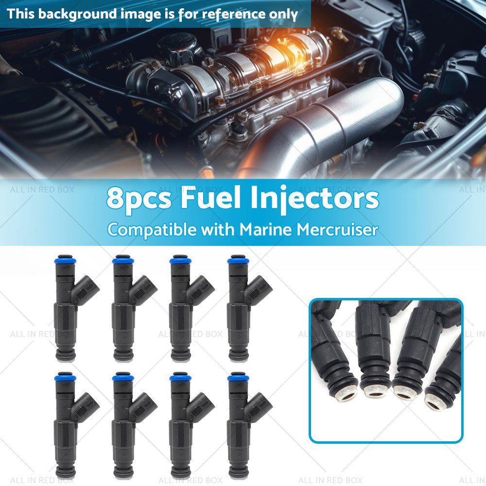 8X Fuel Injectors Suitable for Marine Mercruiser V8 MPI 5. 7 4. 3 5. 0 350 Mag-2