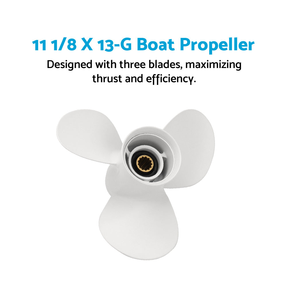 Boat Propeller 11 1 or 8 X 13-G Outboard Motor 3 Blade Suitable For Yamaha 30-60HP-1