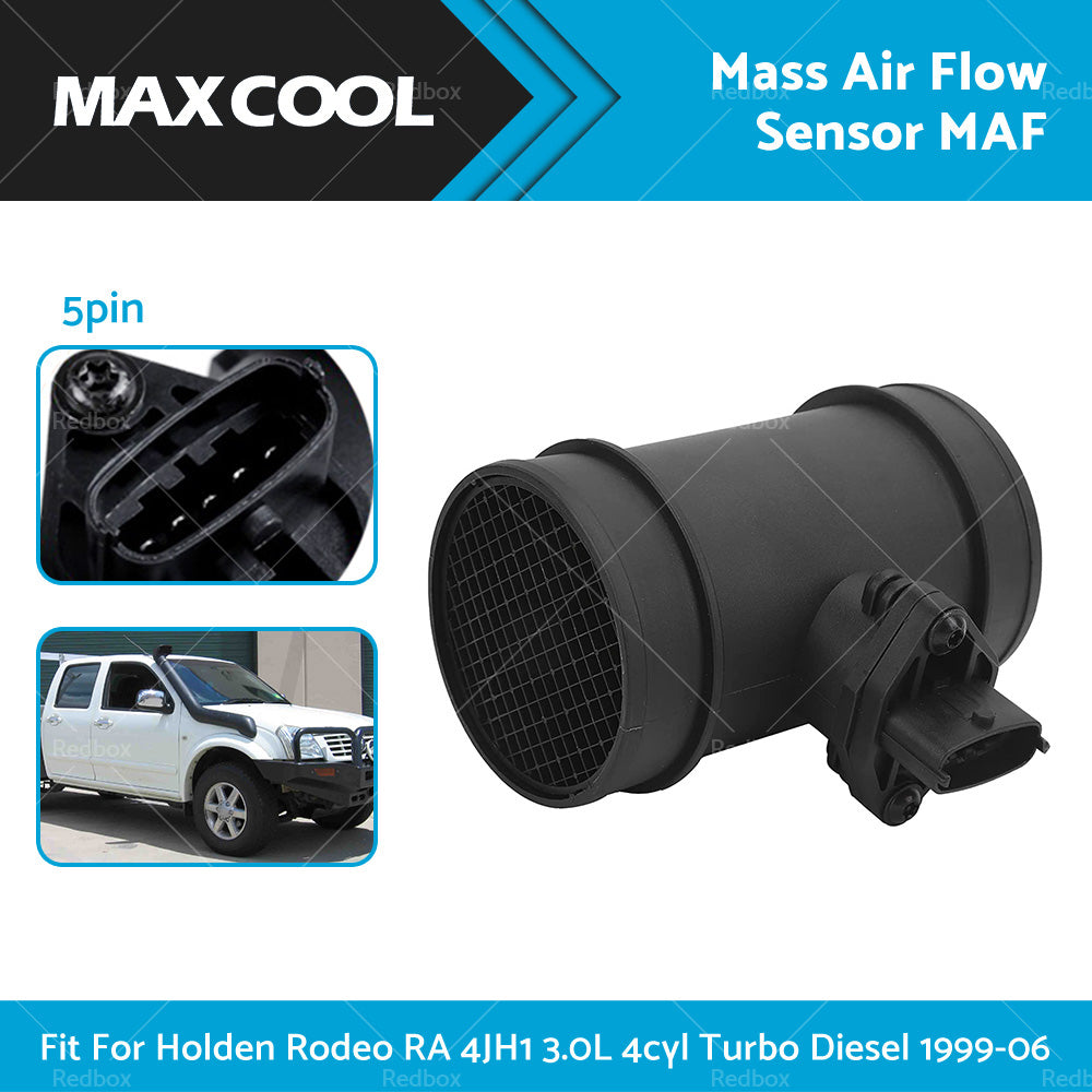 Mass Air Flow Sensor MAF Fit For Holden Rodeo RA 4JH1 3. 0L 4cyl Diesel 1999-06-0